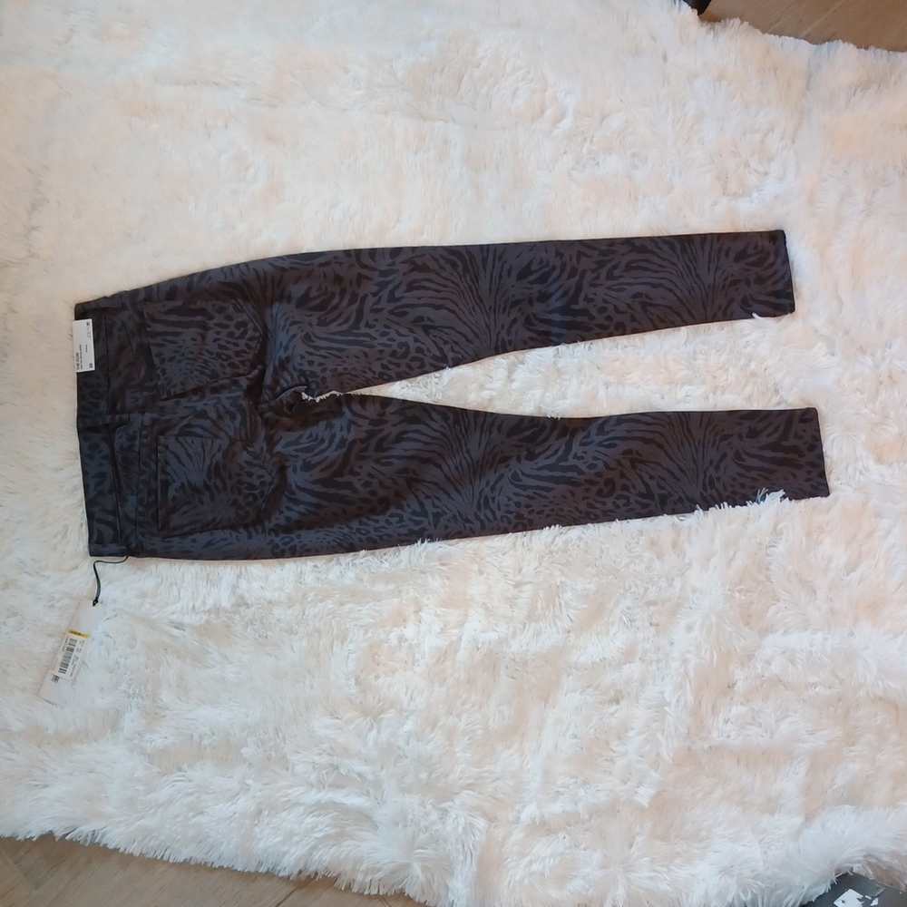 NWT Joe's Jean's The Icon Gray Animal Print Ankle Mid Rise Skinny Jeans … - Picture 9 of 15